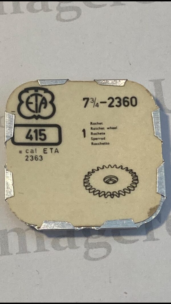 ETA Cal. 2360 part 415.
