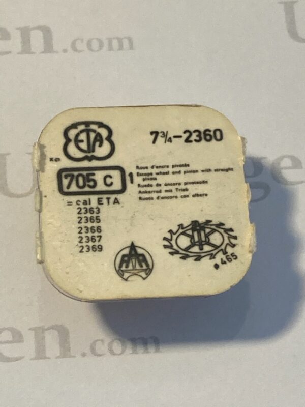 ETA Cal. 2360 part 705.
