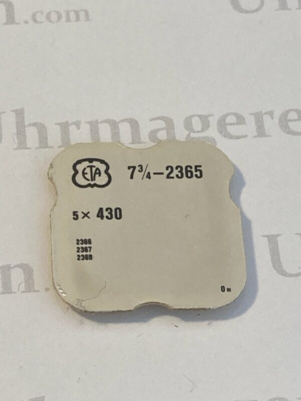 ETA Cal. 2365 part 430.