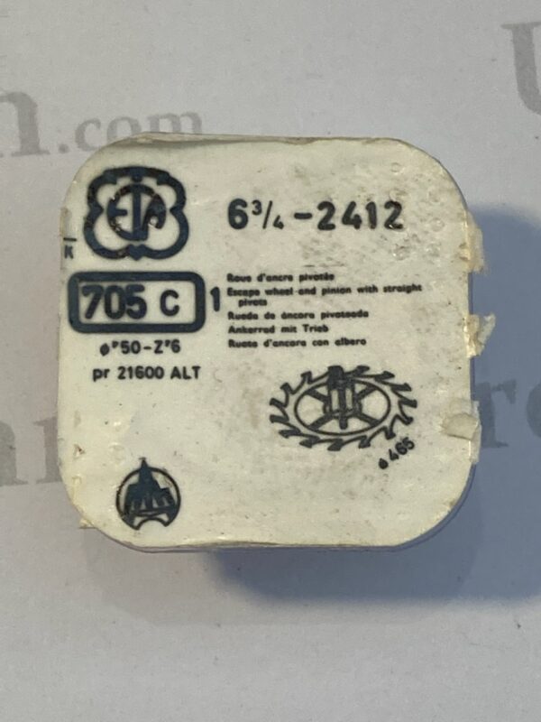 ETA Cal. 2412 part 705.